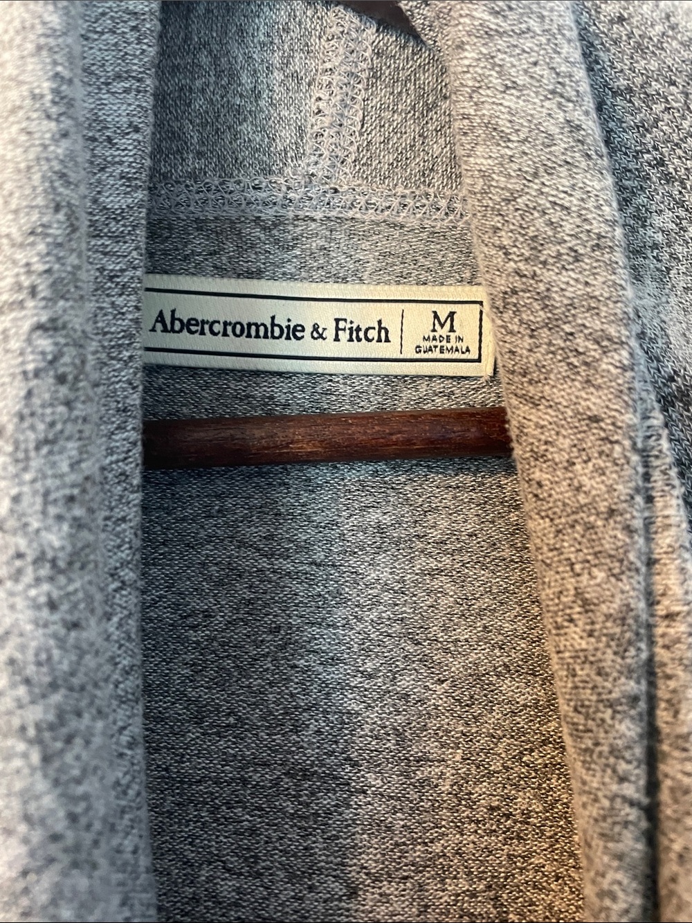 Abercrombie & Fitch Light Gray Open Cardigan - Picture 2 of 2